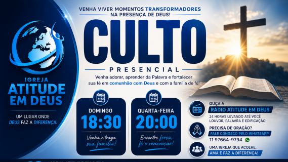 Horário dos Cultos